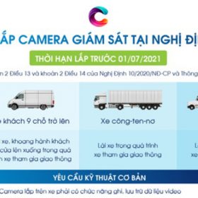 Bắt buộc lắp camera trên xe khách trên 9 chỗ, container.